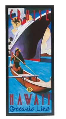 Cruise to Hawaii Travel Poster