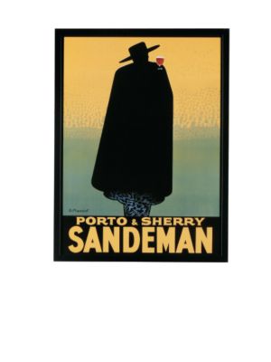 Porto & Sherry Sandeman Replica French Art Poster