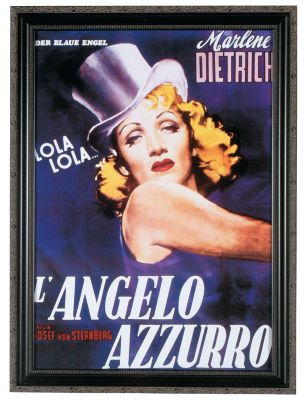 Glamour Icon of the Movie Era Art Poster (L'Angelo Azzurro)