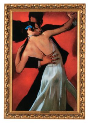 Carmine Caf Canvas Art Reproduction - Medium