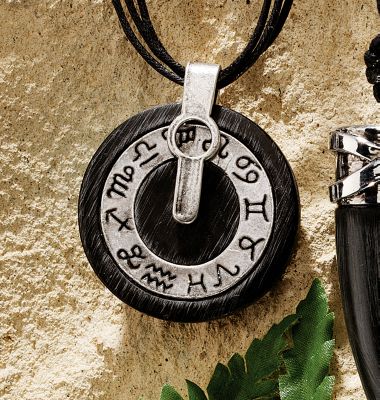 Mystic Realm: Zodiac Wheel Necklace