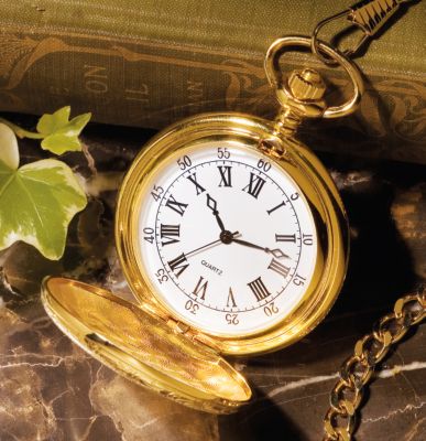 Christian Savoy Gold-Plated Heirloom Pocket Watch