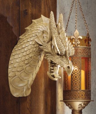 Head of the Beast Dragon Wall Sculpture