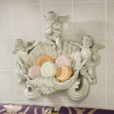 Cherub Font Wall Sculpture
