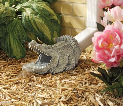 Alligator Decorative Garden Downspout Collection