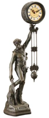 Be Crowned with Victory Sculptural Pendulum Clock