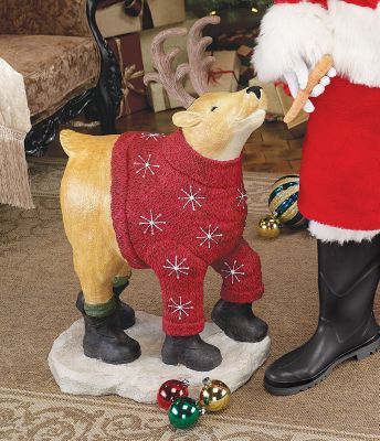 Ralphie, the Holiday Reindeer Sculpture