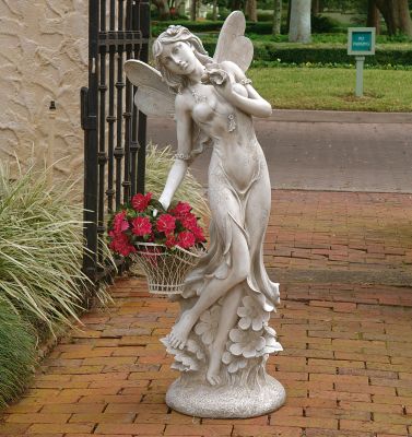 Lillian the Flower Fairy Oversized Garden Sculpture