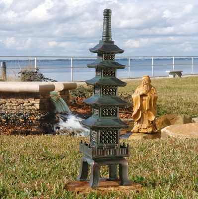 The Nara Temple: Asian Garden Pagoda Sculpture