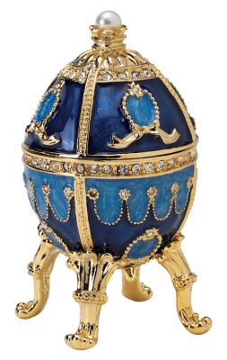 The Pushkin Collection: Natalia Faberge-Style Enameled Egg