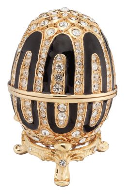 Faberge-style Krashesky Enameled Sonja Egg