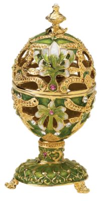 The Petroika Collection: Elena Faberge Style Enameled Egg