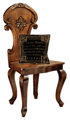 Anne Celeste Solid Oak Chair