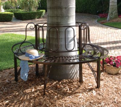 Roundabout Architectural Steel Garden Bench