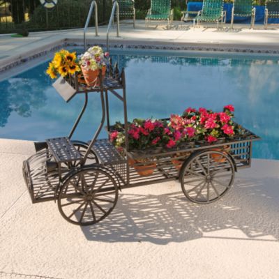 Special Delivery Garden Cart Table - Flower Wagon