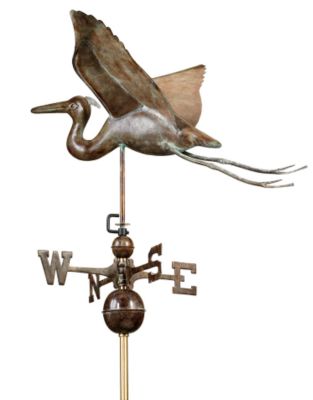 Blue Heron Full-Size Weathervane - Polished