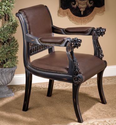 Barrister's Lion Head Arm Chair