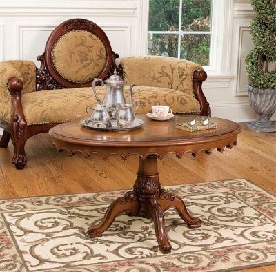 Cocktail Table - Neo-Gothic Wooden Cocktail Table