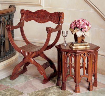 Medieval Cross Frame Chair