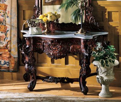Hapsburg Marble Topped Console Table
