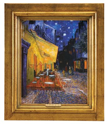 Cafe Terrace on the Place du Forum Classic Art Reproduction - Small