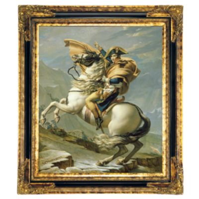 Napoleon Crosses the Alps Classic Art Reproduction - Small