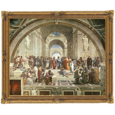 The School of Athens: Classic Art Reproduction (Small)