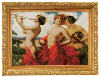Seduction des Musen Classic Art Reproduction - Medium