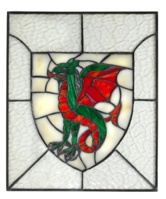 The Wyvern Dragon Stained Glass Window