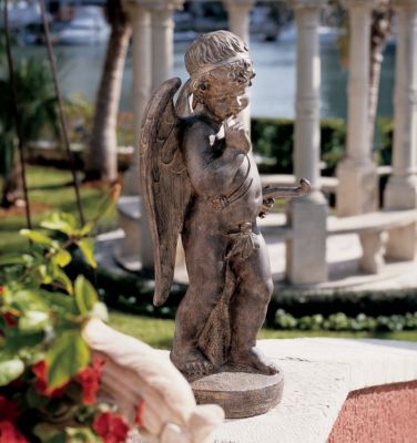 Le Cupidon Timide (Bashful Cupid) Sculpture