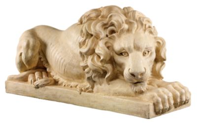 The Grand Lions from the Vatican: Straight Paws Sculpture