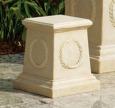 English Garden Sculptural Plinth Base Collection - Large Scale Plinth