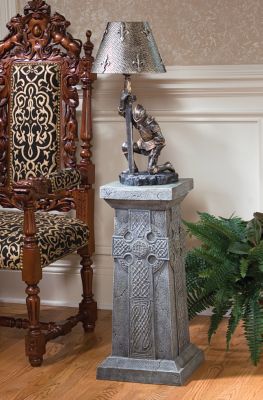 Celtic Cross Sculptural Pedestal