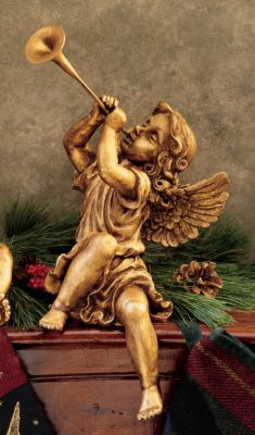 Trumpeting Angels of St. Peters Square (Girl Angel)