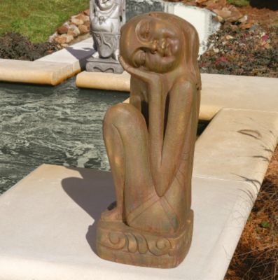 Holy Man of Bali Garden Sculpture