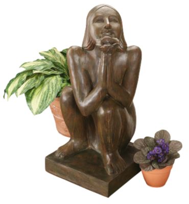 Flower Maiden of Bali Sculpture