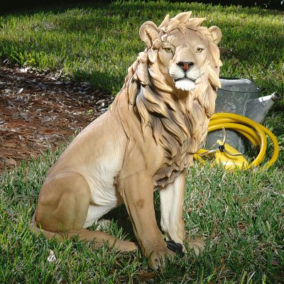King of Beasts Lion Sculpture