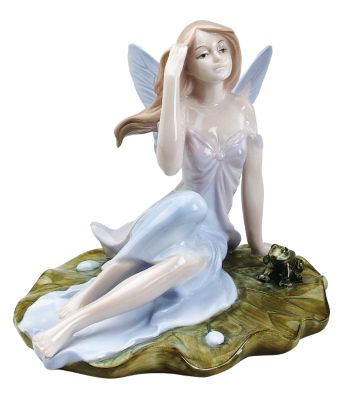 Lily Sculptural Fine Porcelain Fairy Figurine