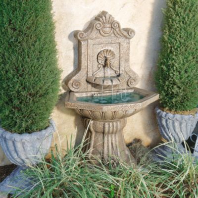 The Capri Pedestal Wall Fountain