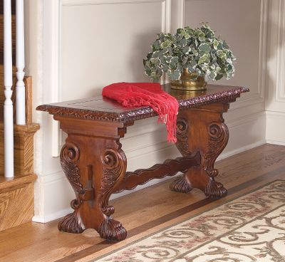 Glastonbury Abbey Hardwood Bench