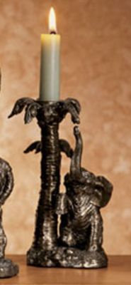 Pachyderms Passage Candlesticks (Pair)
