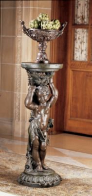 Sous la Vigne Faux Bronze Pedestal