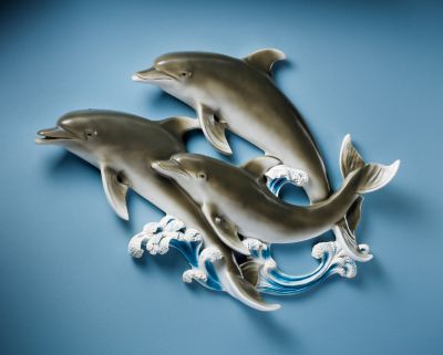 The Good Seas Dolphin Wall Sculpture