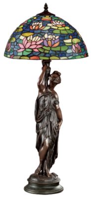 The Water Maiden Tiffany-Style Stained Glass Lamp