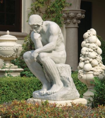 The Thinker Garden Sculpture