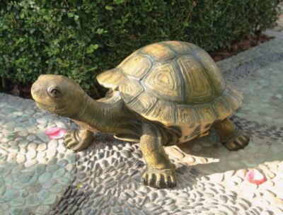 The Tranquil Tortoise Garden Sculpture - Large<br><i>(Shown)</i>