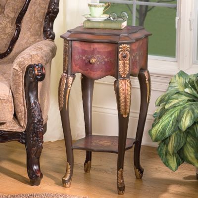 Floral Bouquet Chiffoniere Side Table