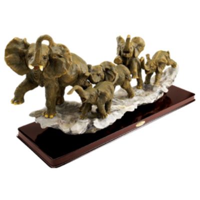 Parade of Pachyderms Sculpture