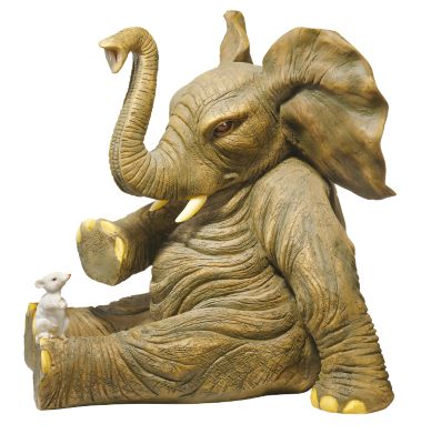 The Elephant and the Mouse Sculpture