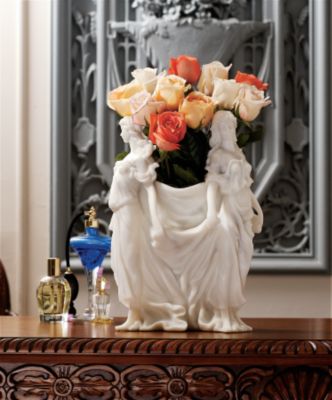 Dancing Maidens Sculptural Urn